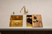 Кухонная мойка Alveus Monarch Quadrix 30, 450x450, врезная, золото 1103319