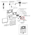 Панель ревизиционного отверстия Aquatek (крышка) для инсталляции KKI-0000005