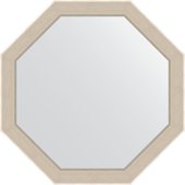 Зеркало Evoform Octagon 590x590 в багетной раме 52мм, травленое серебро BY 3872
