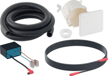 Монтажный комплект Geberit с сетевым блоком питания, для систем электронного управления смывом унитаза, 12В 115.861.00.6