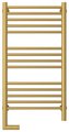 Полотенцесушитель электрический Сунержа Богема 2.0, прямая, 800x400, МЭМ слева, матовое золото 032-5204-8040