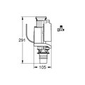 Смывной механизм Grohe для смывного бачка, деталь переоснащения 38735000