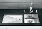 Кухонная мойка без крыла, нержавеющая сталь зеркальной полировки Blanco Zerox 550-T-U 517274