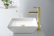Смеситель для раковины Aquatek Классик 235, без донного клапана, полированное золото AQ1504PG