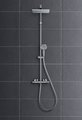 Душевая система Hansgrohe Vernis Shape Showerpipe 230 1jet с термостатом, матовый чёрный 26286670