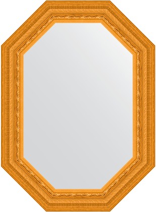 Зеркало Evoform Polygon 540x740 в багетной раме 80мм, сусальное золото BY 7133