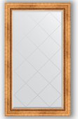 Зеркало Evoform Exclusive-G 760x1310 с гравировкой, в багетной раме 88мм, римское золото BY 4232