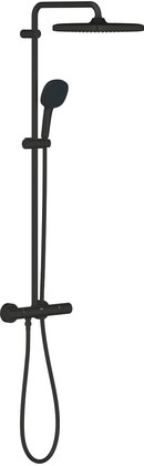 Душевая система Grohe Tempesta 250 Cube, термостат для душа, матовый чёрный 266892431