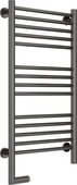 Полотенцесушитель электрический Сунержа Богема 2.0, прямая, 800x400, МЭМ слева , чёрный хром 01-5204-8040