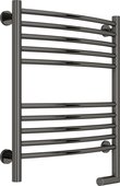 Полотенцесушитель электрический Сунержа Богема 2.0, выгнутая 600x500, МЭМ справа, чёрный хром 01-5203-6050