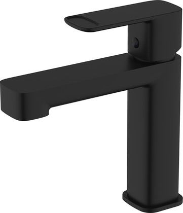 Смеситель для раковины AQUAme Parma, чёрный матовый AQM6610MB