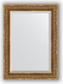 Зеркало Evoform Exclusive 790x1090 с фацетом, в багетной раме 101мм, вензель бронзовый BY 3474