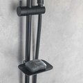 Комплект для душа Aquatek Вега Set 4в1 верхний душ потолочный, гарнитур, матовый чёрный AQ1075MB