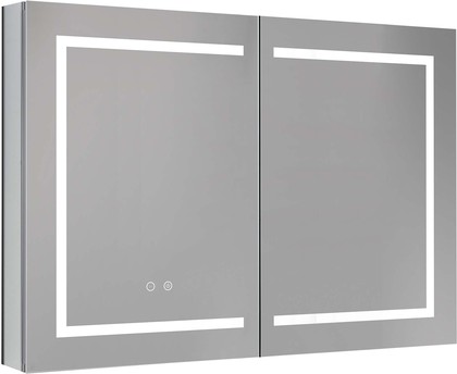 Шкаф зеркало для ванной Aquatek круговая подсветка, 1000x700x133 AQ7104-MLC