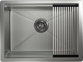 Кухонная мойка Granula Kitchen Space KS-6045U, 600x445, универсальный монтаж, нержавеющая сталь, Сталь матовая 6045U, СТАЛЬ МАТОВАЯ