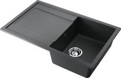 Кухонная мойка Omoikiri Hokori 79-PL с крылом, tetogranit, платина 4997182