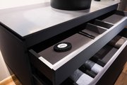 Тумба под раковину Jorno Stone 60, подвесная, антрацит Stn.01.60/P/A/JR