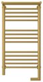 Полотенцесушитель электрический Сунержа Богема 2.0, с полкой, 800x400, МЭМ справа, матовое золото 032-5207-8040