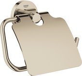 Держатель туалетной бумаги Grohe Essentials с крышкой, глянцевый никель 40367BE1
