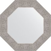 Зеркало Evoform Octagon 610x610 в багетной раме 90мм, чеканка серебряная BY 7352
