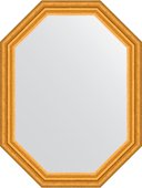 Зеркало Evoform Polygon 620x820 в багетной раме 67мм, состаренное золото BY 7083