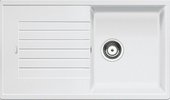 Кухонная мойка оборачиваемая с крылом, гранит, белый BLANCO ZIA 5 S 520515