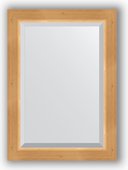 Зеркало Evoform Exclusive 510x710 с фацетом, в багетной раме 62мм, сосна BY 1123