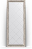 Зеркало Evoform Exclusive-G Floor 810x2010 пристенное напольное, с гравировкой, в багетной раме 88мм, римское серебро BY 6318