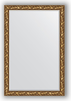 Зеркало Evoform Exclusive 1190x1790 с фацетом, в багетной раме 99мм, византия золото BY 3623