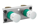 Душевая система Hansgrohe Rainfinity Showerpipe встраиваемая и внешняя часть, 360, 1jet, матовый белый 26842700S
