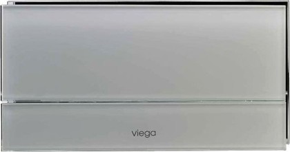 Кнопка смыва для инсталляции для унитаза, прозрачное светло-серое стекло Viega Visign for More 101 597412