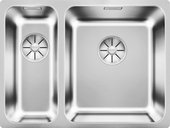 Кухонная мойка Blanco Solis 340/180-IF, с отводной арматурой, чаша справа, полированная сталь 526130