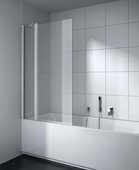 Шторка на ванну Kermi Cada XS DTL, 90x140см, крепление слева, прозрачное стекло CKDTL09014VPK