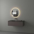 Зеркало круглое Evoform Ledshine d60см, с LED-подсветкой 15W и сенсорным выключателем, тёплый белый свет BY 2653