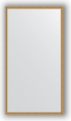 Зеркало Evoform Definite 580x1080 в багетной раме 28мм, витое золото BY 0726
