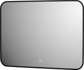 Зеркало с окантовкой Defesto Aura 80x60, LED подсветка, сенсорный выключатель, нейтральный белый свет DF 2967SH