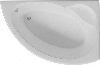 Ванна акриловая Aquatek Аякс 2, 170х110, правая, с фронтальным экраном, вклеенный каркас AYK170-0000089