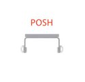 Решётка для душевого лотка Alcaplast Posh, 850мм, цельная, нержавеющая сталь матовая POSH-850MN