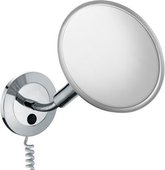 Зеркало косметическое Keuco Elegance, настенное, LED-подсветка, d20.7см, хром 17676019001