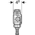 Впускной клапан бачка унитаза Geberit Impuls Тип 383, боковая подводка 3/8"-1/2" 281.004.00.5