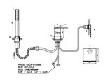 Смеситель RAV Slezak Loira, на 3 отверстия, наполнение воды через слив-перелив, хром LR563.5Y