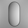 Зеркало овальное Evoform Colora 500x1000, с чёрной окантовкой BY 0464