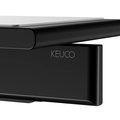 Держатель для туалетной бумаги Keuco Actis с полкой, чёрный матовый 13573 370000