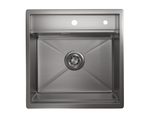 Кухонная мойка Granula Kitchen Space KS-5051 500x510, накладная, нержавеющая сталь, Сталь сатин 5051, СТАЛЬ САТИН