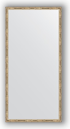 Зеркало Evoform Definite 470x970 в багетной раме 24мм, серебряный бамбук BY 0694