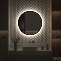 Зеркало с окантовкой Defesto Aura d80, LED подсветка, сенсорный выключатель, нейтральный белый свет DF 2985S