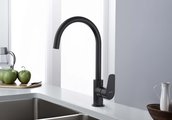 Смеситель для кухни Aquatek Бетта, чёрный матовый AQ1182MB
