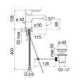 Смеситель для биде Nobili ABC, хром AB87119/1CR