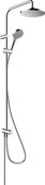 Душевая система Hansgrohe Vernis Blend с переключателем, 205/100, 1jet Reno, хром 26099000