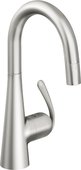 Смеситель для кухни Grohe Zedra с выдвижным изливом, нержавеющая сталь 32296SD0